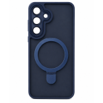 Smoke Magnetic with Kickstand Case for Samsung Galaxy S24 / S25 - Navy Blue